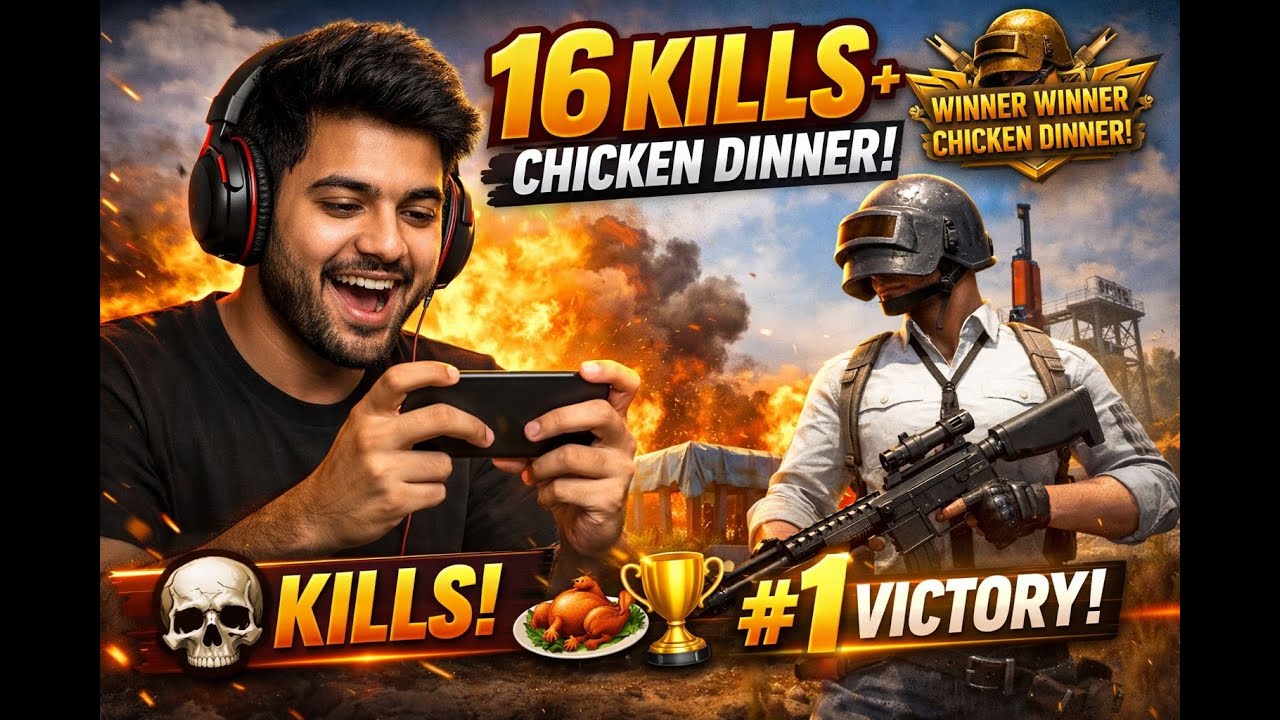 16 Finishes Gameplay🎮 RoushanX Gaming | Epic Gameplay & Live Streams