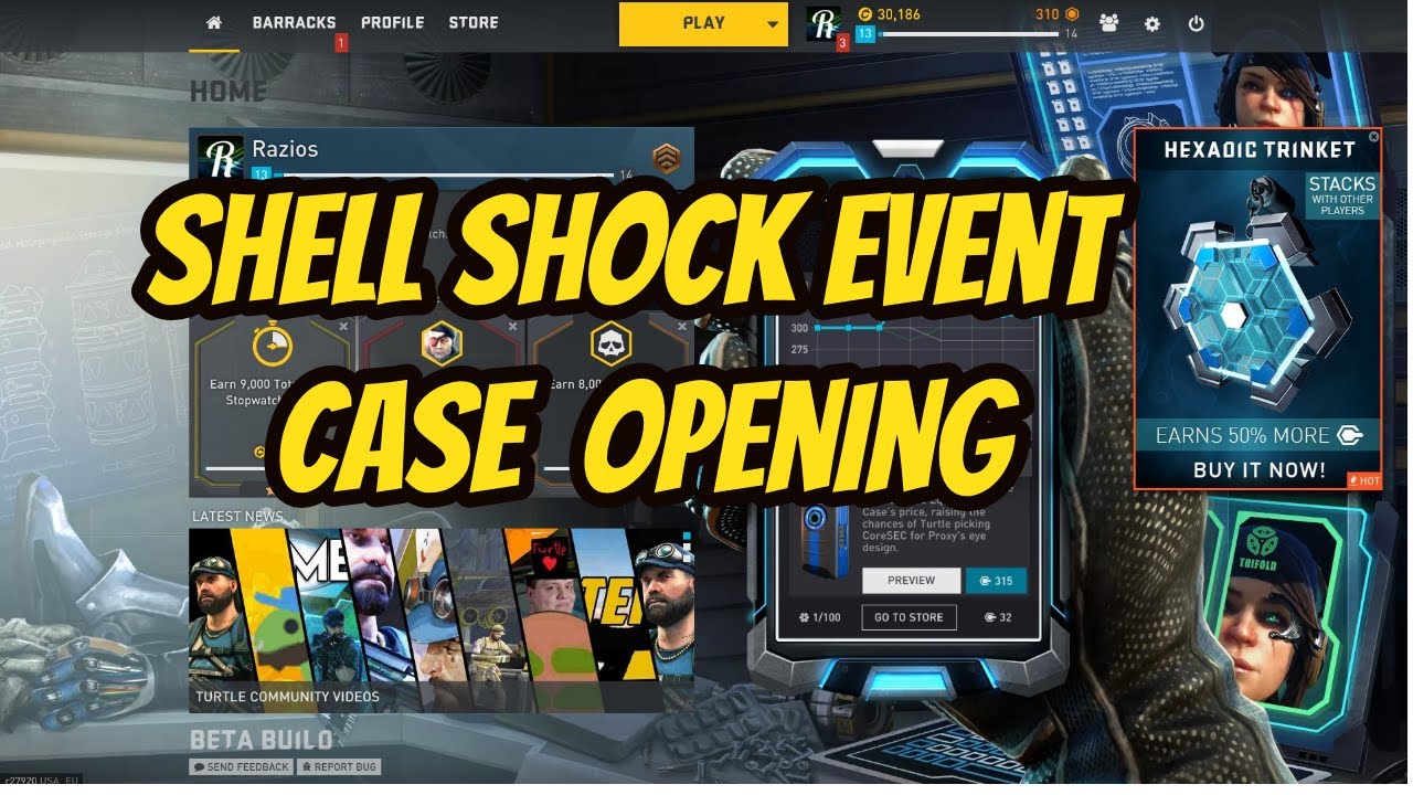 [Dirty Bomb] Shell Shock Event Case Opening