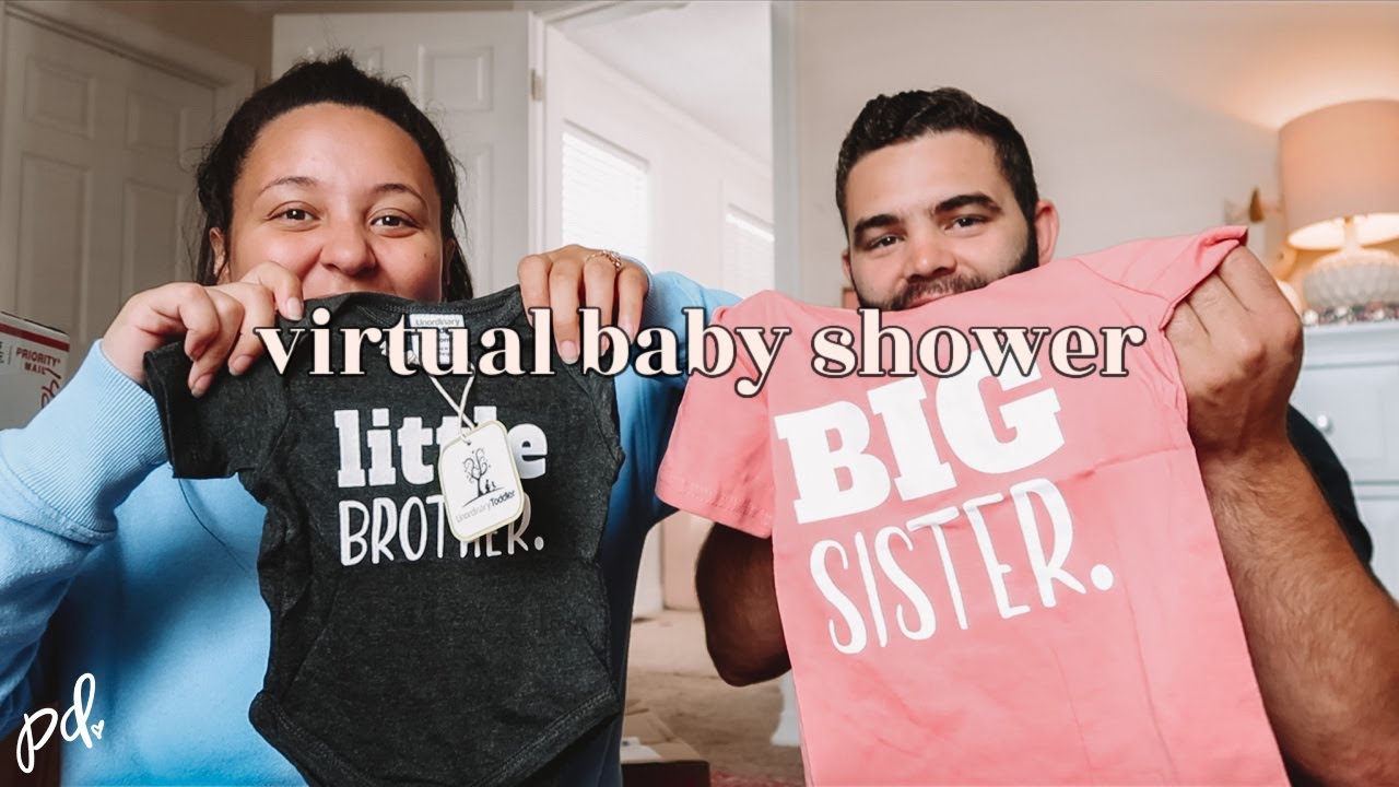 BABY SHOWER HAUL 🥳OPENING *YOUR* GIFTS! OUR VIRTUAL BABY SHOWER 2021