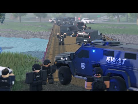 MULTIPLE robberies leads to SHOOTOUT with SWAT! | Liberty County Roleplay (Roblox)