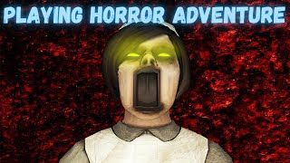 playing horror adventure: Really short video