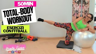 Fitball Workout // Esercizi per Modellare e Tonificare tutti i muscoli - Ginnastica a casa