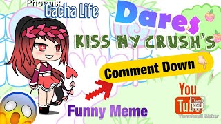 Dare’s || Funny Meme || Comment down below!(I want your Dares)