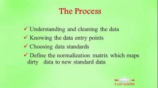 Data Standardization Services | E-List Hunter