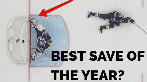 Jake Allen made a incredibles pad save as Blues lost to Stars 3-1