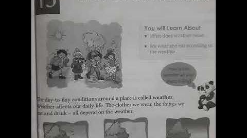 class-1st, science, ch-13 Weather & seasons