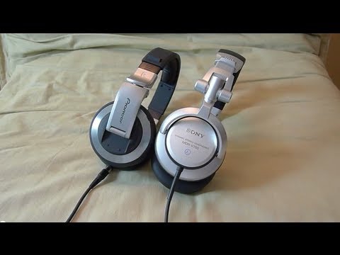 Pioneer HDJ-2000 vs Sony MDR-V700dj headphones overview and impressions