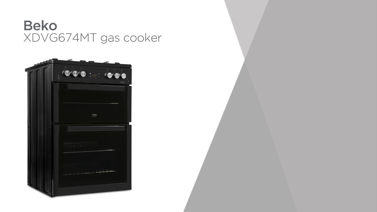 Beko XDVG674MT 60 cm Gas Cooker Anthracite Product Overview