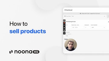 How to sell and manage products - Noona HQ