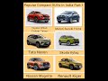 #shorts Popular Compact SUVs in India Part 1 #nexon #kylaq #fronx #kiger #magnite #taisor