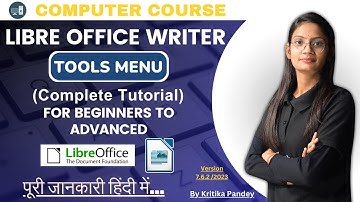 Tools Menu Libre Office Writer | Tools Menu Tutorial in One Shot | ComputerTechAcademy
