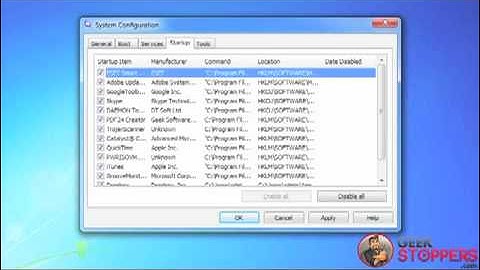 SuperSpeed Windows 7 with MSCONFIG Startup Tweak