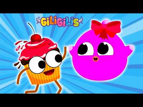 🧁 Cupcake Party with Giligilis! 🎵 Sweet Songs, Cherry Dance & Tasty Adventures for Little Kids