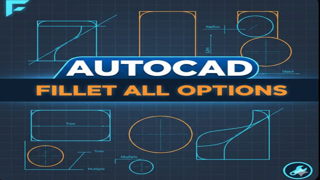 AutoCAD Fillet Command: Step-by-Step With Examples | Fillet Command in ...