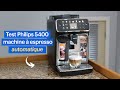 Évaluation de la machine à espresso automatique Series 5400 de Philips