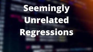Seemingly Unrelated Regressions (SUR) || Regression Analysis || Statistical Modelling