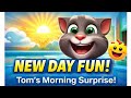 My Tom talking 2 with a new day