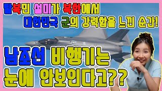 남조선 비행기는 눈에 안보인다고?? 탈북민 설미가 북한에서 대한민국 군의 강력함을 느낀 순간!