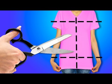 25 COOL T-SHIRT HACKS YOU CAN DIY IN 5 MINUTES