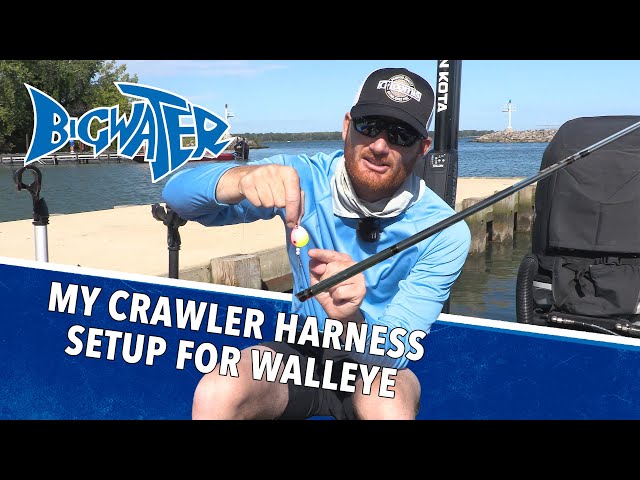 Crawler Harness Set Up for Walleye Fishing - My Rig for Lake Erie Walleye 
