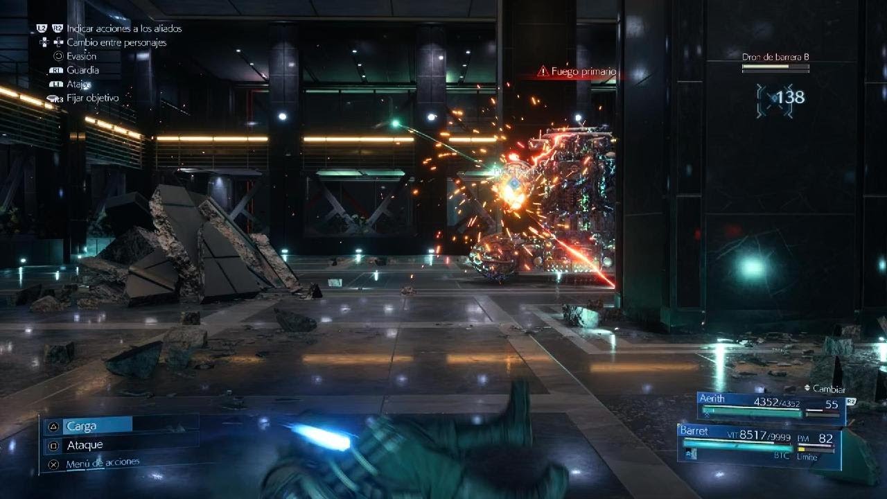 FINAL FANTASY VII REMAKE El arsenal modo difícil - YouTube