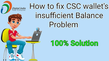 CSC insufficient Balance problem solution, how to fix CSC wallet