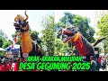 Maria dan rame banget iring-iringan arak-arakan Desa gegunung