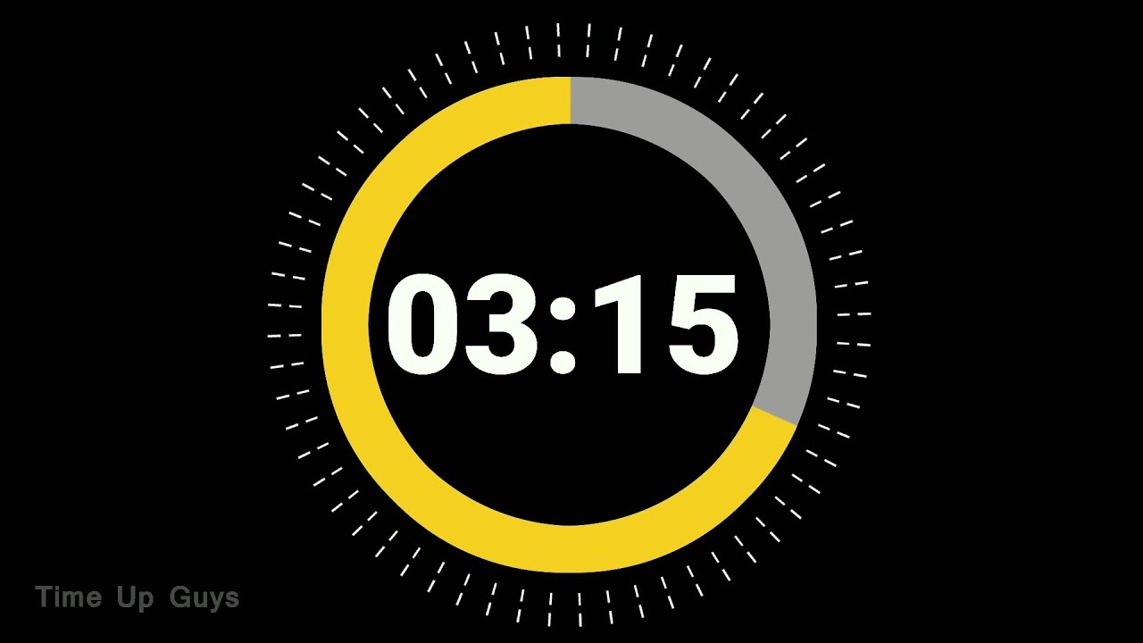 3 Minute 15 Second Timer Countdown 🔔 || Study Time || Deep Focus ...