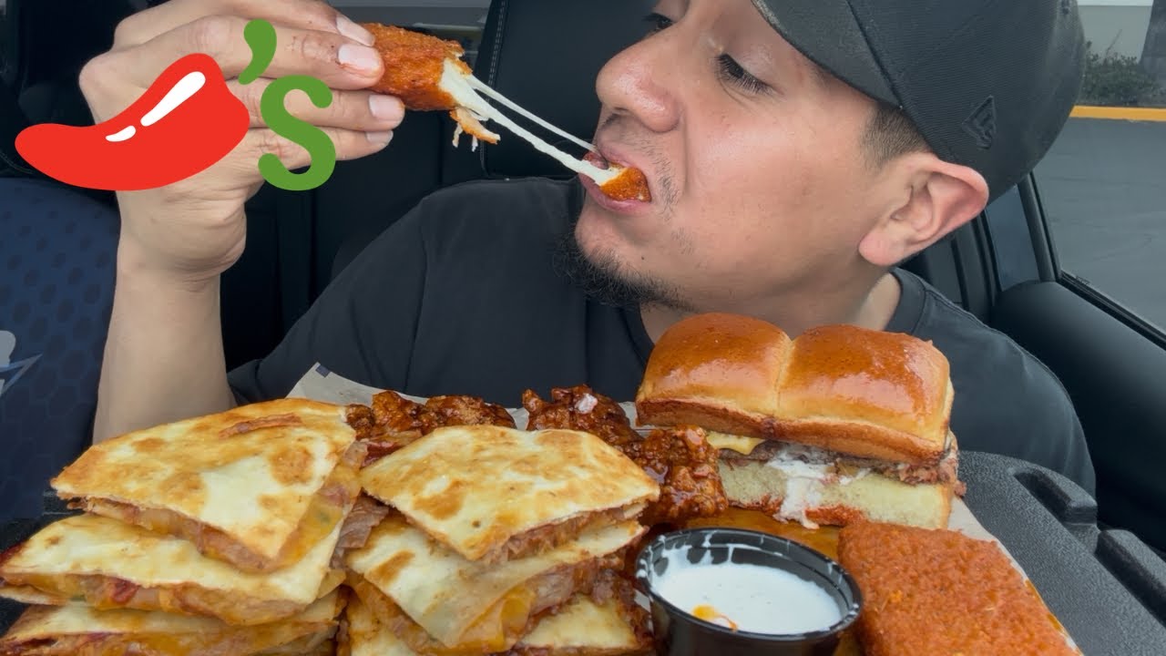 Мукбанг: Тройной Диппер из Chili’s + Кесадильи с грудинкой