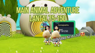 MAIN DI ANIMAL ADVENTURE SAMA NAYA|LANTAI 75-150🥲||ZEPETO INDONESIA