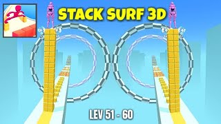 STACK SURF 3D | Level 51 - 60 | Gameplay | GAME GREAT ASHOKA screenshot 2