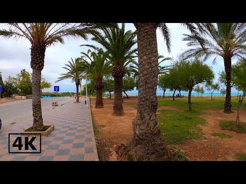 PUERTO DE SAGUNTO BEACH Walking Tour - Valencia - Spain [4K|60fps]