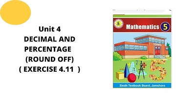 unit 4 Decimal and percentage  Round off Exercise 4 11