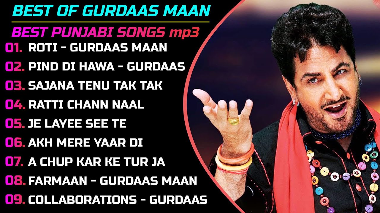 Pind Di Hawa  Gurdas Maan  Top 10 Songs Best of Gurdas Maan Songs Punjabi jukebox Gurdas Maan Best