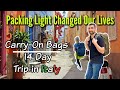 HOW PACKING LIGHT CHANGED OUR LIVES | 2 WEEKS IN A CARRY-ON