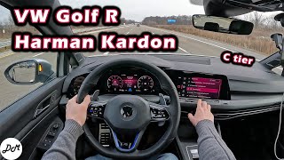 2022 Volkswagen Golf R - Harman Kardon 9-speaker Sound System Review | Apple CarPlay & Android Auto