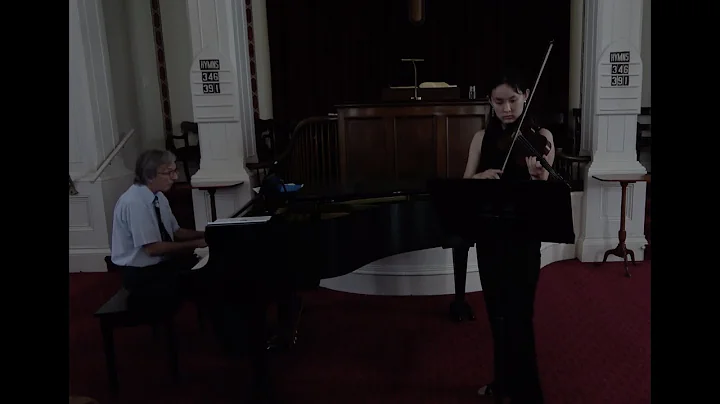Heather Buchanan-Wise, violin, Sar Strong, piano; ...