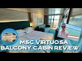 MSC Virtuosa Cruise Ship | Balcony Cabin Tour & Review