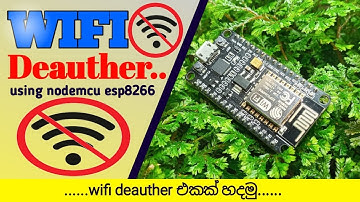 How to make Wi-Fi Deauther( Jammer) using nodemcu esp8266.🛜🚫