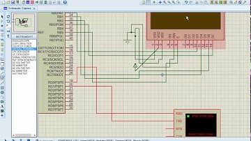 Attach virtual terminal with PIC-16F877A in proteus