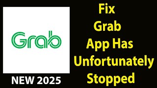 Fix Grab Unfortunately Has Stopped |Grab Stopped Problem | PSA 24 screenshot 4
