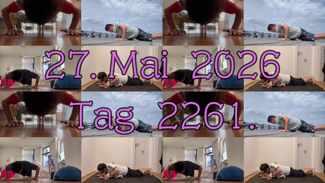 朝活筋トレ Tag 2261. 27. Mai 2026【スーパー小学6年生、サッカー