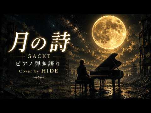 【ピアノ弾き語り】月の詩/GACKT  Cover by HIDE
