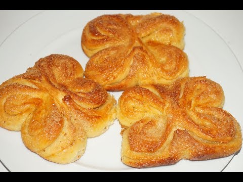 Buns. Плюшки с сахаром.ფენოვანი ფუნთუშები