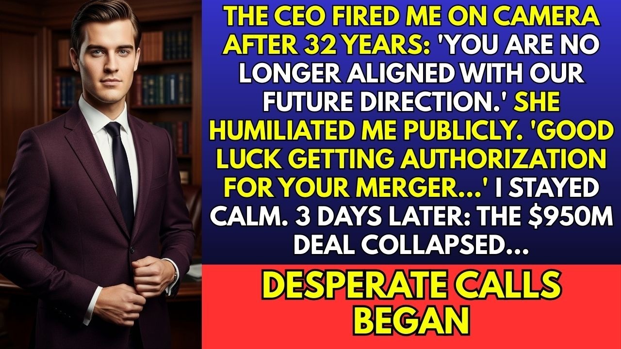 I Got Fired In Front Of Everyone After 32 Years—The $950M Merger Collapsed in 3 Days
