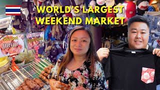 Exploring Chatuchak Worlds Largest Weekend Market Khaosan Road Bangkok Thailand Nightlife 