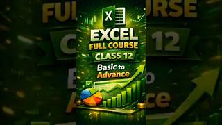 Ms Excel #shorts in Telugu Class 12 || Learn Excel Basics #viral #trending