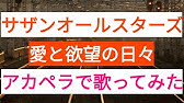 愛と欲望の日々 サザンオールスターズ カラオケ ハモリ コーラス含めカバー Youtube