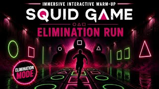 Immersive Interactive Warm-Up #59 | SQUID GAME ELIMINATION RUN | 4 Levels Challenge 🔴