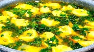 Суп с Клецками по-ДОМАШНЕМУ.  Семья Просит Добавку Каждый Раз! Аромат разносится по всему дому!